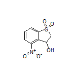 3-Hydroxy-4-nitro-2,3-dihydrobenzo[b]thiophene 1,1-Dioxide