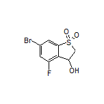 6-Bromo-4-fluoro-3-hydroxy-2,3-dihydrobenzo[b]thiophene 1,1-Dioxide