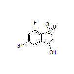 5-Bromo-7-fluoro-3-hydroxy-2,3-dihydrobenzo[b]thiophene 1,1-Dioxide