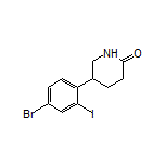 5-(4-Bromo-2-iodophenyl)-2-piperidone