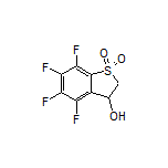 4,5,6,7-Tetrafluoro-3-hydroxy-2,3-dihydrobenzo[b]thiophene 1,1-Dioxide