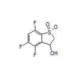 4,5,7-Trifluoro-3-hydroxy-2,3-dihydrobenzo[b]thiophene 1,1-Dioxide