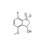 7-Fluoro-3-hydroxy-4-methoxy-2,3-dihydrobenzo[b]thiophene 1,1-Dioxide