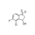 4-Chloro-5-fluoro-3-hydroxy-2,3-dihydrobenzo[b]thiophene 1,1-Dioxide