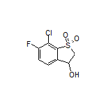 7-Chloro-6-fluoro-3-hydroxy-2,3-dihydrobenzo[b]thiophene 1,1-Dioxide