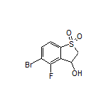 5-Bromo-4-fluoro-3-hydroxy-2,3-dihydrobenzo[b]thiophene 1,1-Dioxide