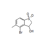 4-Bromo-3-hydroxy-5-methyl-2,3-dihydrobenzo[b]thiophene 1,1-Dioxide