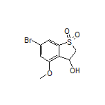 6-Bromo-3-hydroxy-4-methoxy-2,3-dihydrobenzo[b]thiophene 1,1-Dioxide