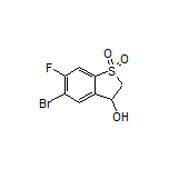 5-Bromo-6-fluoro-3-hydroxy-2,3-dihydrobenzo[b]thiophene 1,1-Dioxide