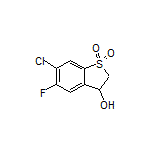 6-Chloro-5-fluoro-3-hydroxy-2,3-dihydrobenzo[b]thiophene 1,1-Dioxide