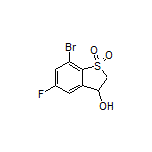 7-Bromo-5-fluoro-3-hydroxy-2,3-dihydrobenzo[b]thiophene 1,1-Dioxide