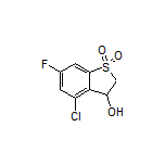 4-Chloro-6-fluoro-3-hydroxy-2,3-dihydrobenzo[b]thiophene 1,1-Dioxide