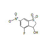 4-Fluoro-3-hydroxy-6-nitro-2,3-dihydrobenzo[b]thiophene 1,1-Dioxide