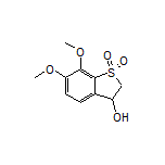 3-Hydroxy-6,7-dimethoxy-2,3-dihydrobenzo[b]thiophene 1,1-Dioxide