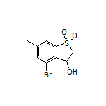 4-Bromo-3-hydroxy-6-methyl-2,3-dihydrobenzo[b]thiophene 1,1-Dioxide