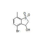 4-Bromo-3-hydroxy-7-methyl-2,3-dihydrobenzo[b]thiophene 1,1-Dioxide