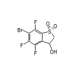 6-Bromo-4,5,7-trifluoro-3-hydroxy-2,3-dihydrobenzo[b]thiophene 1,1-Dioxide