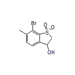 7-Bromo-3-hydroxy-6-methyl-2,3-dihydrobenzo[b]thiophene 1,1-Dioxide