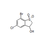 7-Bromo-5-chloro-3-hydroxy-2,3-dihydrobenzo[b]thiophene 1,1-Dioxide