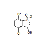 7-Bromo-4-chloro-3-hydroxy-2,3-dihydrobenzo[b]thiophene 1,1-Dioxide