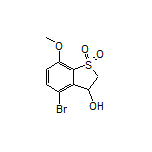 4-Bromo-3-hydroxy-7-methoxy-2,3-dihydrobenzo[b]thiophene 1,1-Dioxide