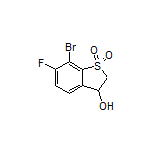 7-Bromo-6-fluoro-3-hydroxy-2,3-dihydrobenzo[b]thiophene 1,1-Dioxide