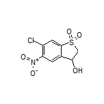 6-Chloro-3-hydroxy-5-nitro-2,3-dihydrobenzo[b]thiophene 1,1-Dioxide