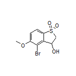 4-Bromo-3-hydroxy-5-methoxy-2,3-dihydrobenzo[b]thiophene 1,1-Dioxide