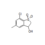 7-Chloro-3-hydroxy-5-methyl-2,3-dihydrobenzo[b]thiophene 1,1-Dioxide