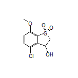 4-Chloro-3-hydroxy-7-methoxy-2,3-dihydrobenzo[b]thiophene 1,1-Dioxide