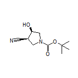 (3S,4R)-1-Boc-4-hydroxypyrrolidine-3-carbonitrile