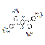 5,5’,5’’,5’’’-[[(2,5-Dimethoxy-1,4-phenylene)bis(ethene-2,1,1-triyl)]tetrakis(benzene-4,1-diyl)]tetrakis(1H-tetrazole)