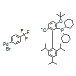 [3-(tert-Butoxy)-2’,4’,6’-triisopropyl-6-methoxy-2-biphenylyl]dicyclohexylphosphine[4-(trifluoromethyl)phenyl]palladium(II) Bromide