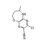 2-Chloro-8-methyl-6,7,8,9-tetrahydropyrazino[2,3-b][1,4]oxazepine-3-carbonitrile