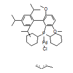 [(1,2,3-η)-2-Buten-1-yl]chloro[dicyclohexyl[3,6-dimethoxy-2′,4′,6′-tris(1-methylethyl)[1,1′-biphenyl]-2-yl]phosphine-κP]palladium