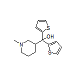 (1-Methyl-3-piperidyl)di(2-thienyl)methanol