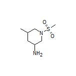 5-Methyl-1-(methylsulfonyl)piperidin-3-amine