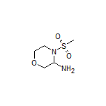 4-(Methylsulfonyl)morpholin-3-amine