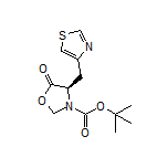 (R)-3-Boc-5-oxo-4-(thiazol-4-ylmethyl)oxazolidine