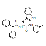 (S)-2-(2,2-Diphenylacetamido)-3-(3-indolyl)-N-(m-tolyl)propanamide