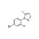 1-(4-Bromo-2-fluorophenyl)-5-methyl-1H-pyrazole