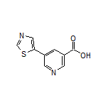 5-(Thiazol-5-yl)nicotinic Acid