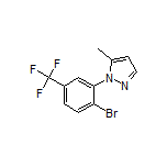 1-[2-Bromo-5-(trifluoromethyl)phenyl]-5-methyl-1H-pyrazole