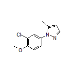 1-(3-Chloro-4-methoxyphenyl)-5-methyl-1H-pyrazole