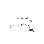 5-Bromo-7-methyl-2,3-dihydrobenzofuran-3-amine