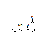 5-Hydroxyhepta-1,6-dien-3-yl (3R,5R)-Acetate