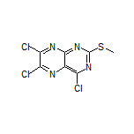 4,6,7-Trichloro-2-(methylthio)pteridine