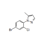 1-(4-Bromo-2-chlorophenyl)-5-methyl-1H-pyrazole