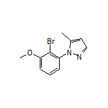 1-(2-Bromo-3-methoxyphenyl)-5-methyl-1H-pyrazole