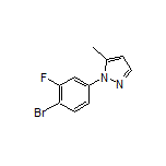 1-(4-Bromo-3-fluorophenyl)-5-methyl-1H-pyrazole